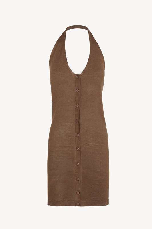 Alon, cinnamon linen and silk top