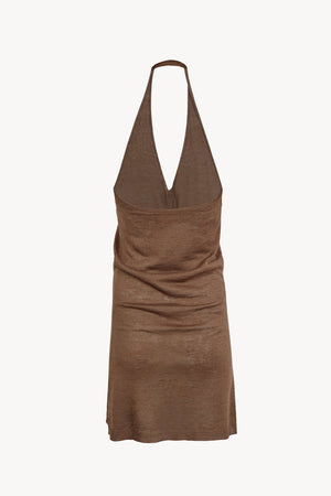 Alon, cinnamon linen and silk top
