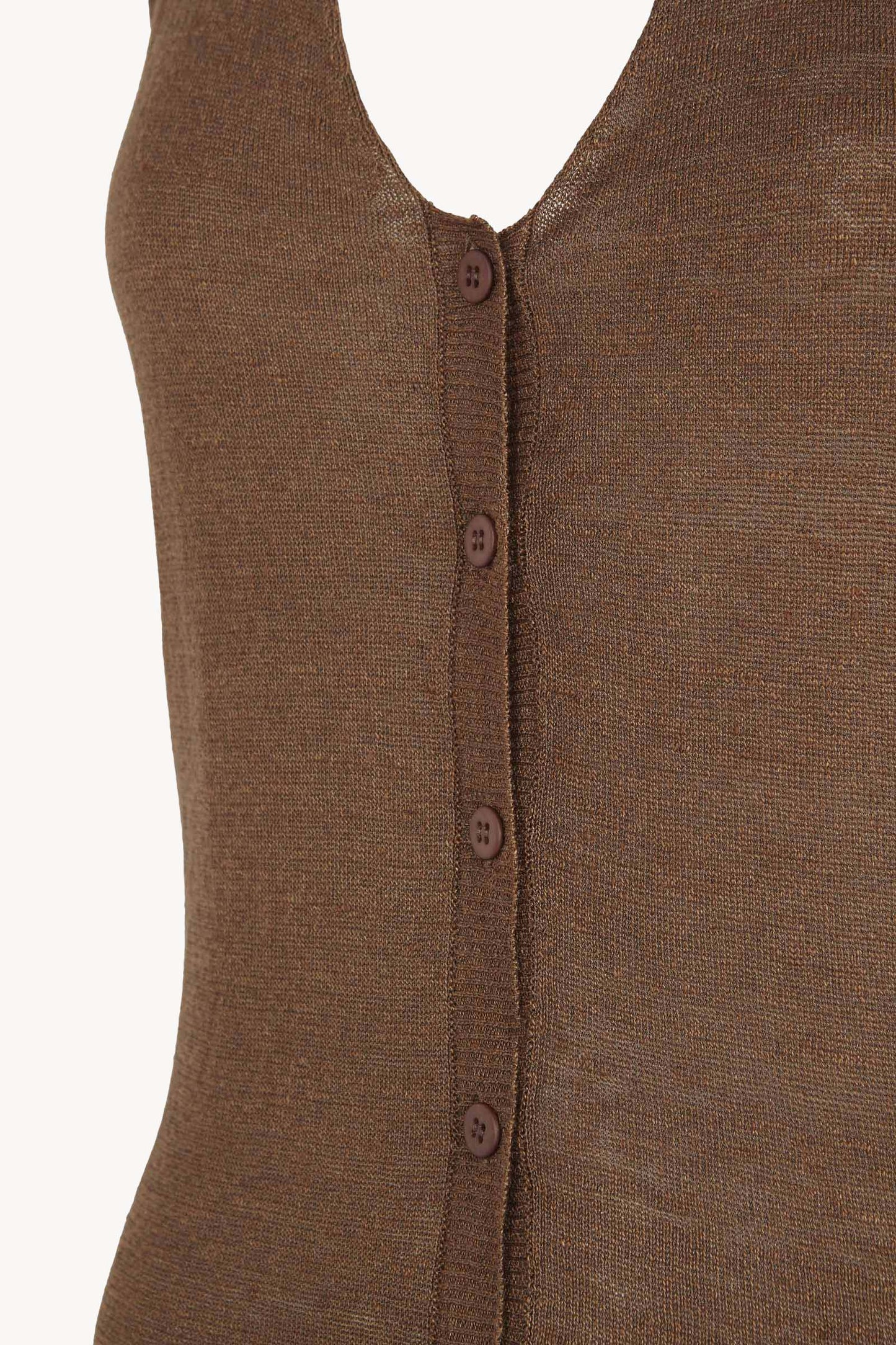 Alon, cinnamon linen and silk top