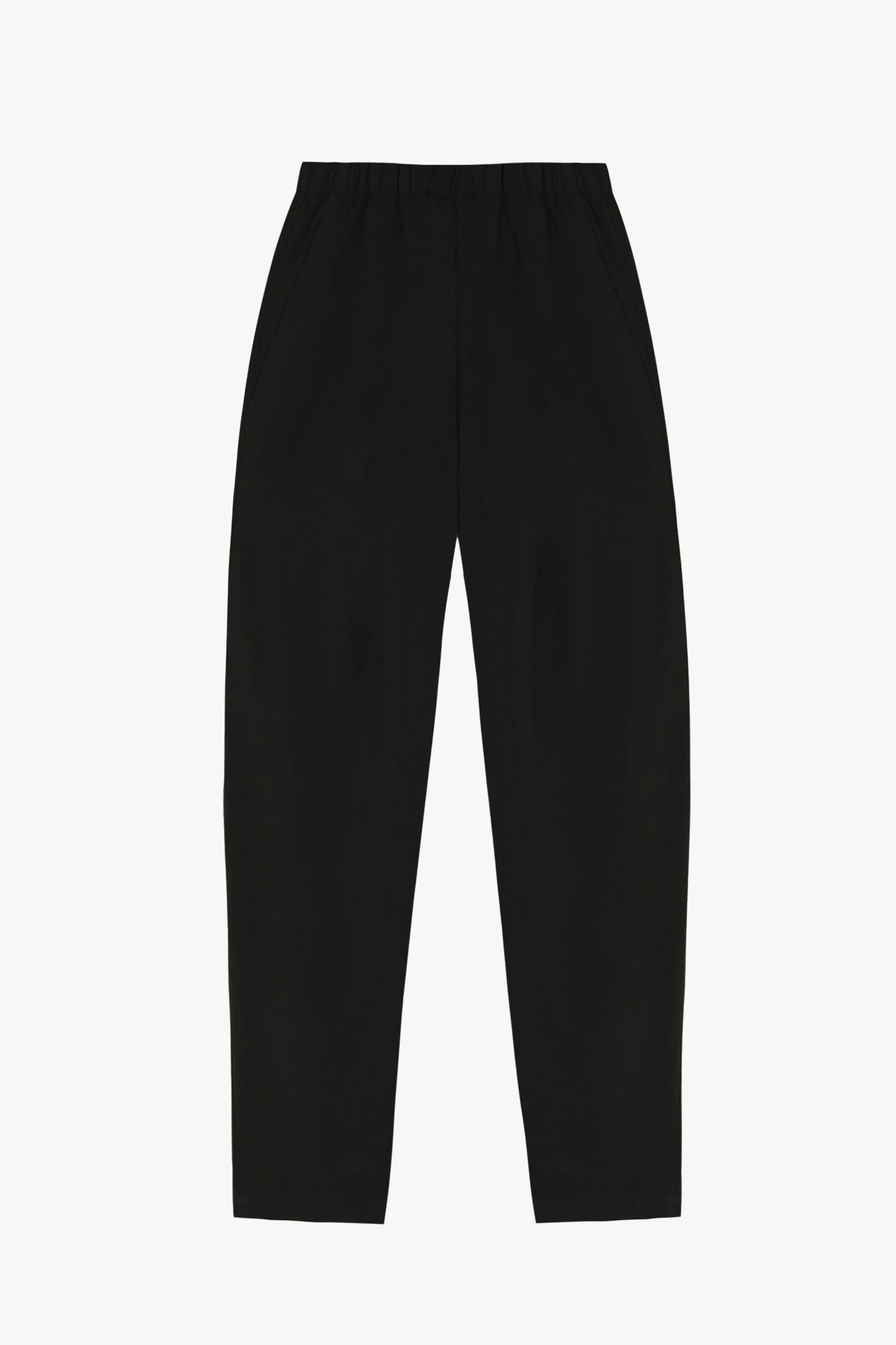 Ama, pantalon en lino y seda negro