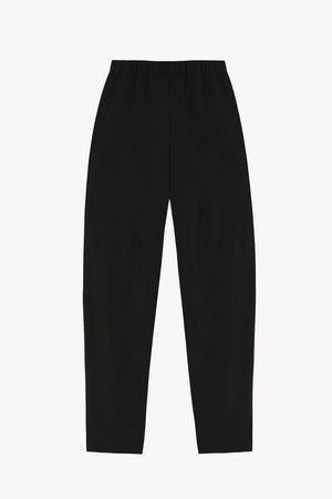 Ama, pantalon en lino y seda negro