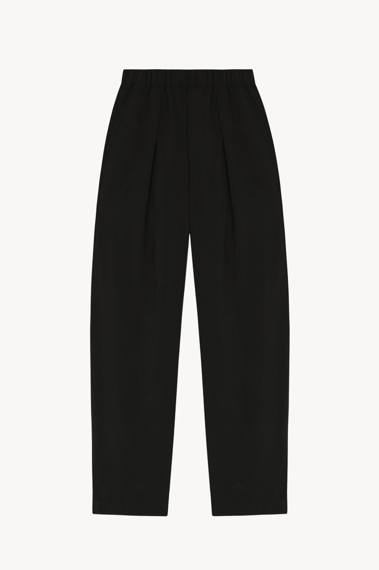 Ama, pantalon en lino y seda negro
