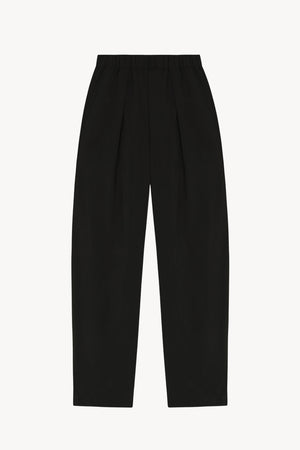 Ama, pantalon en lino y seda negro