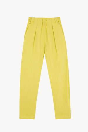 Ama, lime hemp and viscose trousers