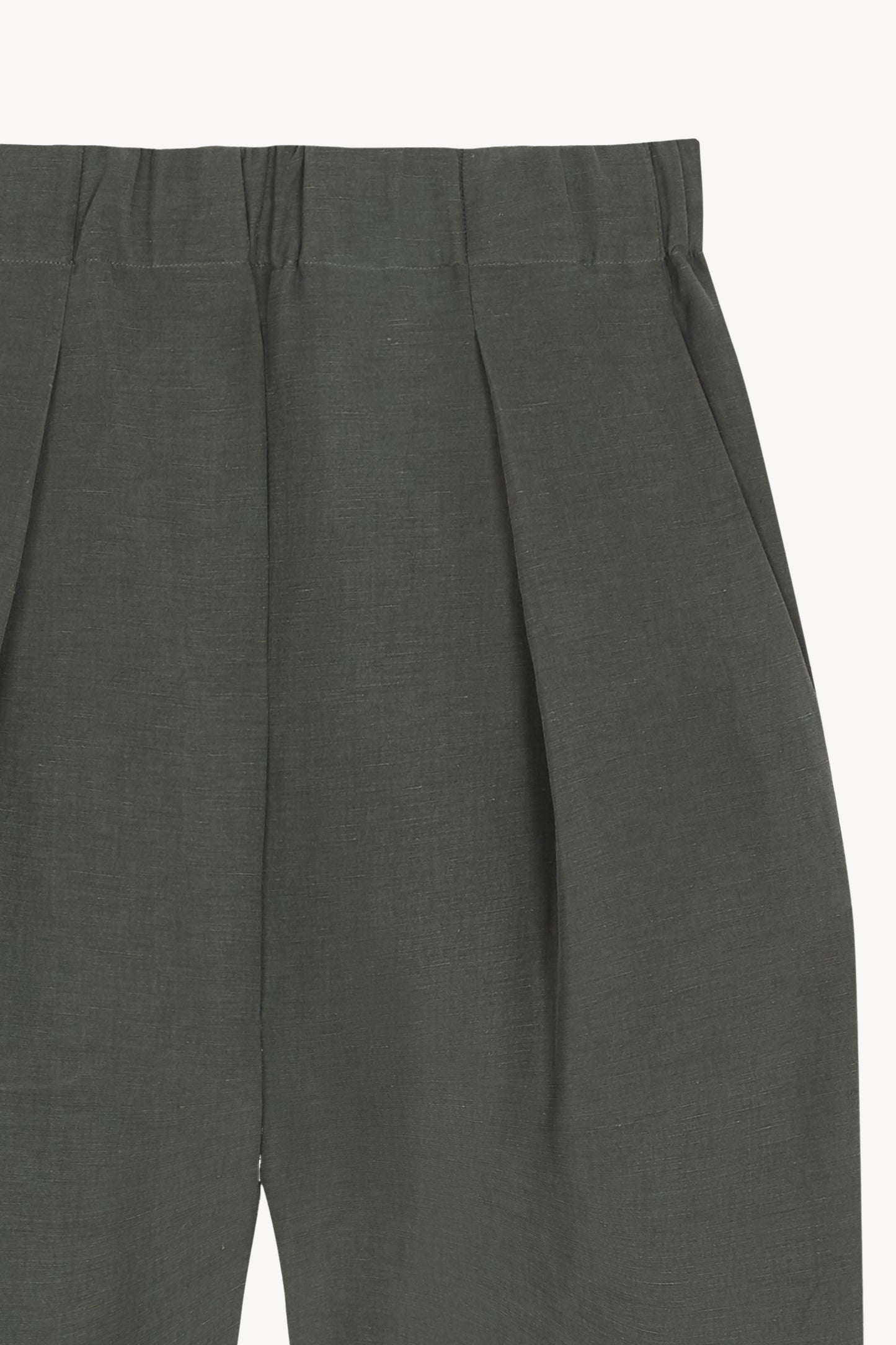 Ama, pantalon de lino y seda verde oceano