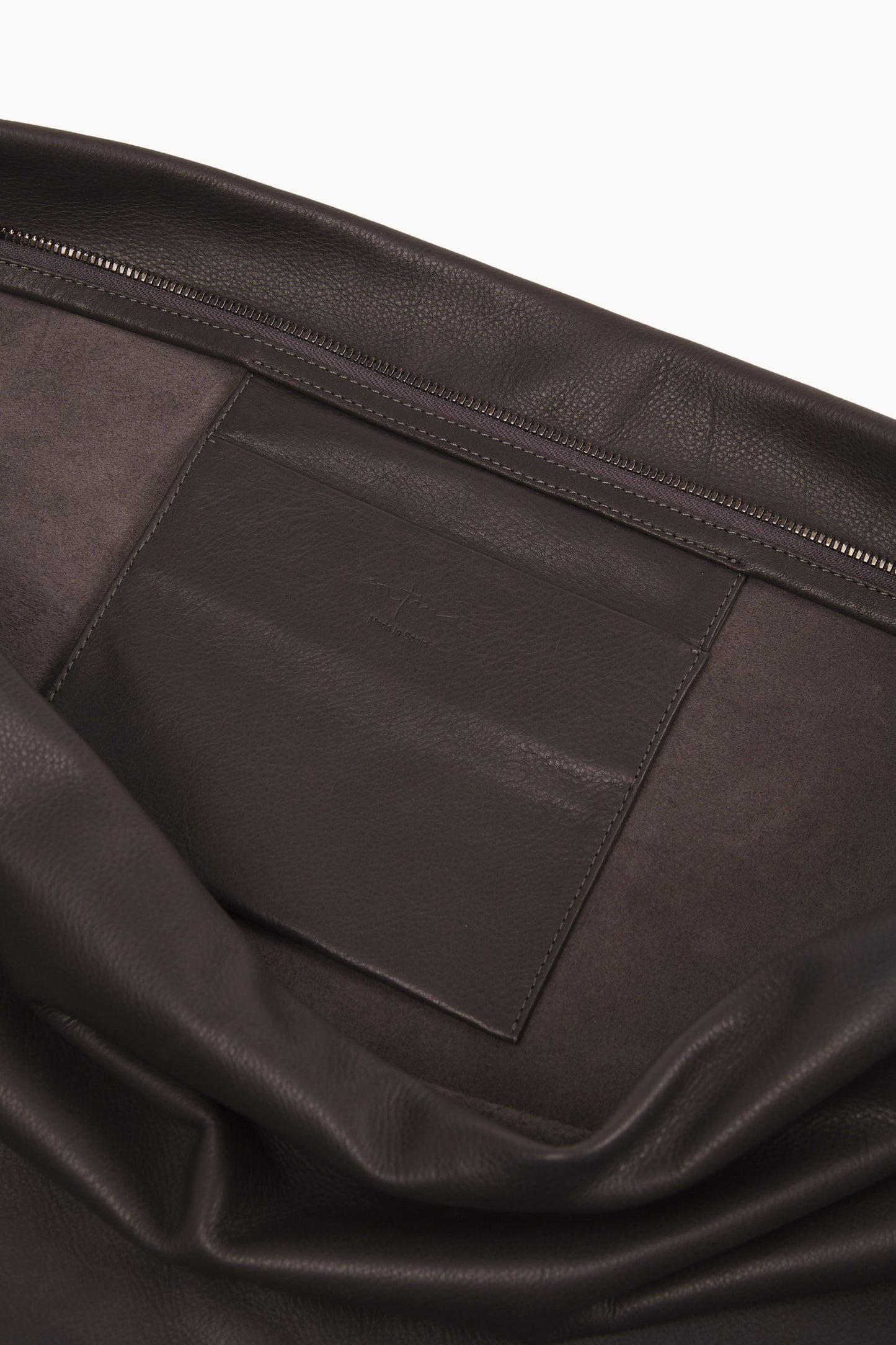 Amalia, dark grey leather bag