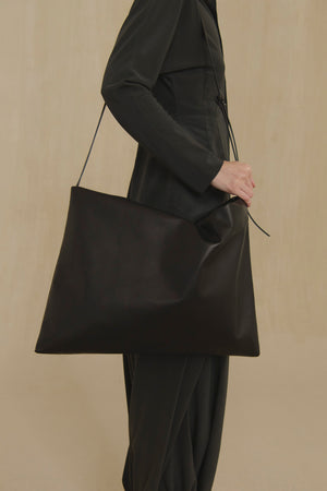 Amalia, black leather bag