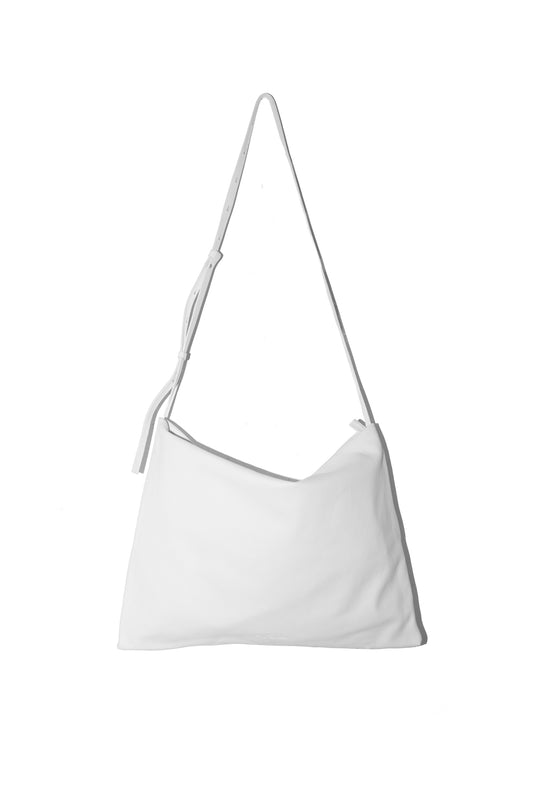Amalia, white cross-body shoulder bag