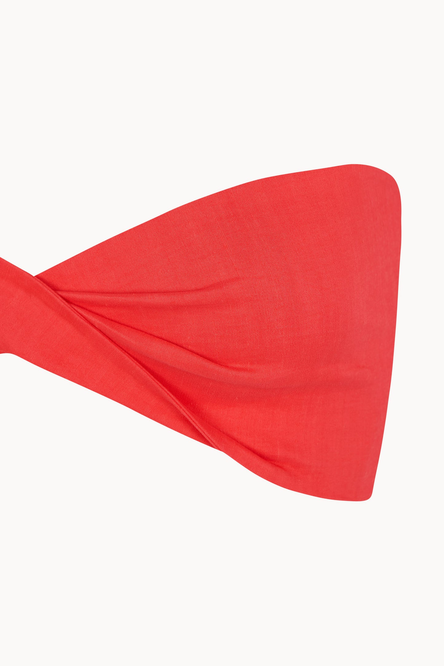 Aman, top palabra de honor rojo coral