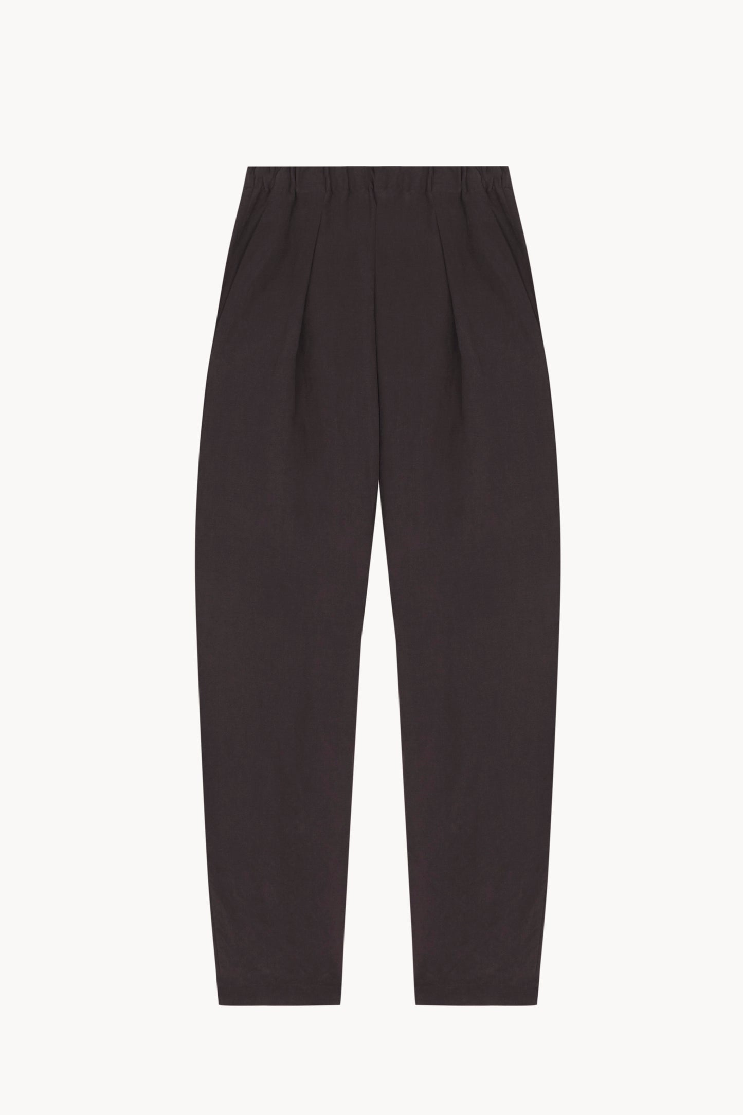 Amar, pantalon moka de lino y seda