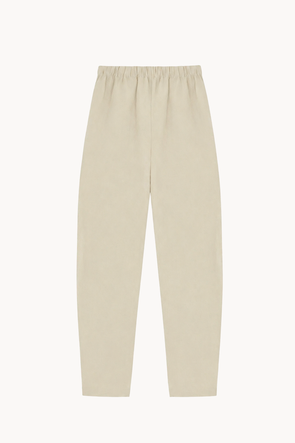 Amar, stone linen and silk trousers