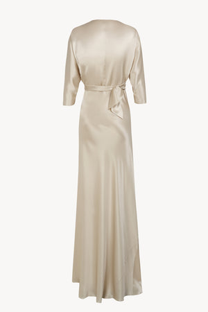 Amara, champagne dress