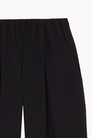 Amara, pantalon negro de lana virgen y viscosa