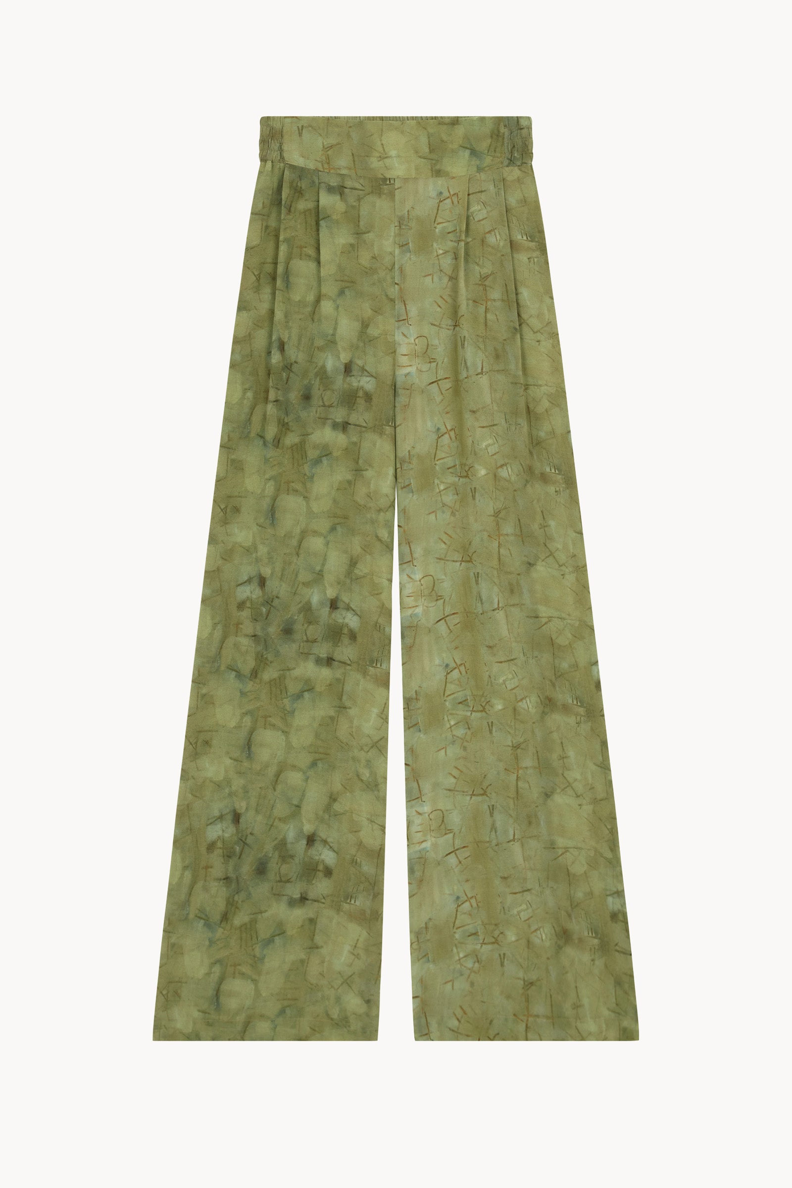Amina, amantis print silk pants