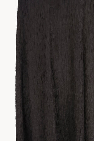 Anhelo, mocha silk balloon maxi dress