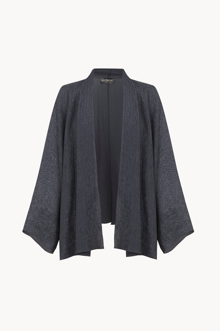Anhelo, blue chiffon silk jacket