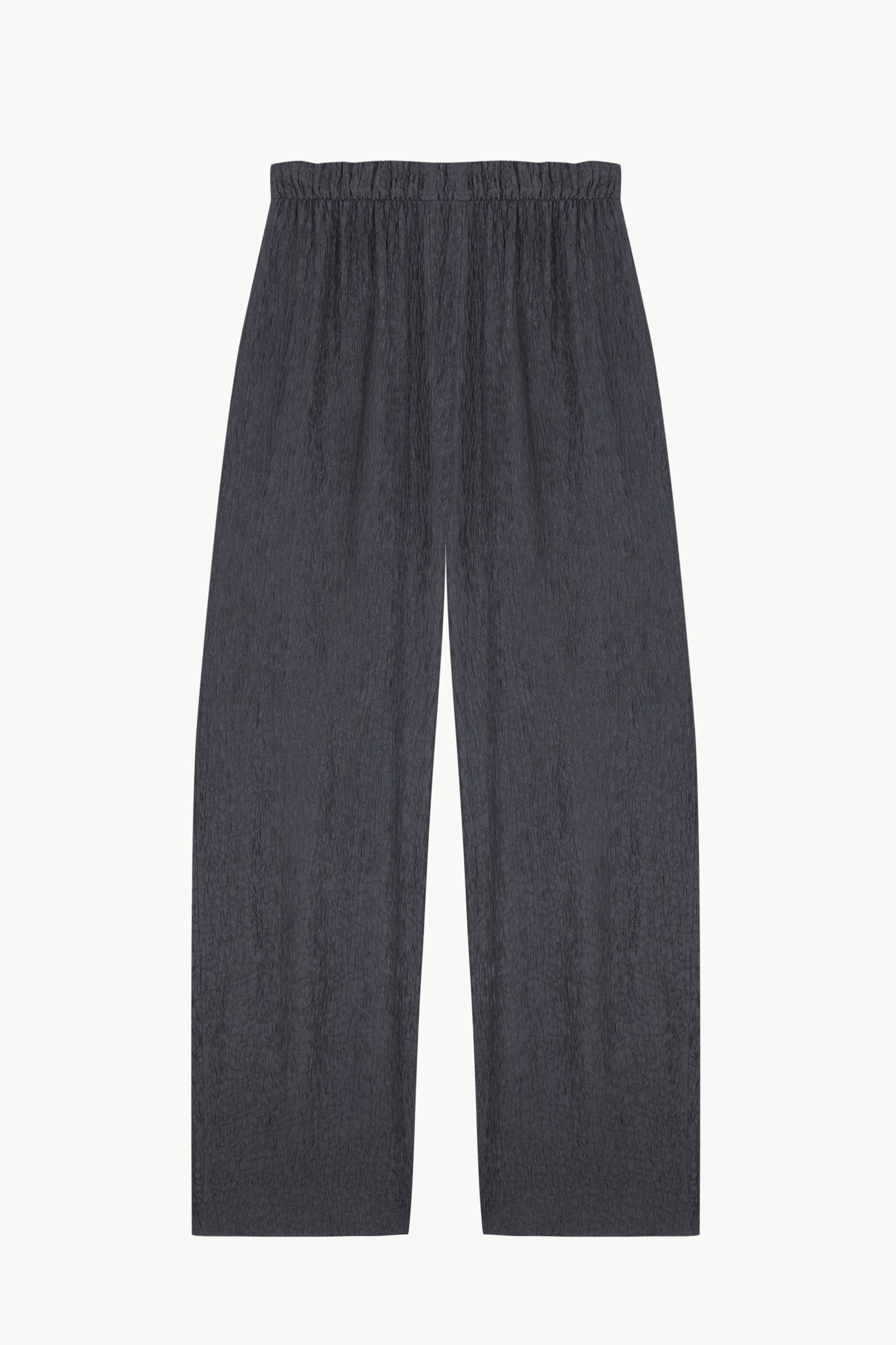 Anhelo, pantalon de chiffon de seda azul