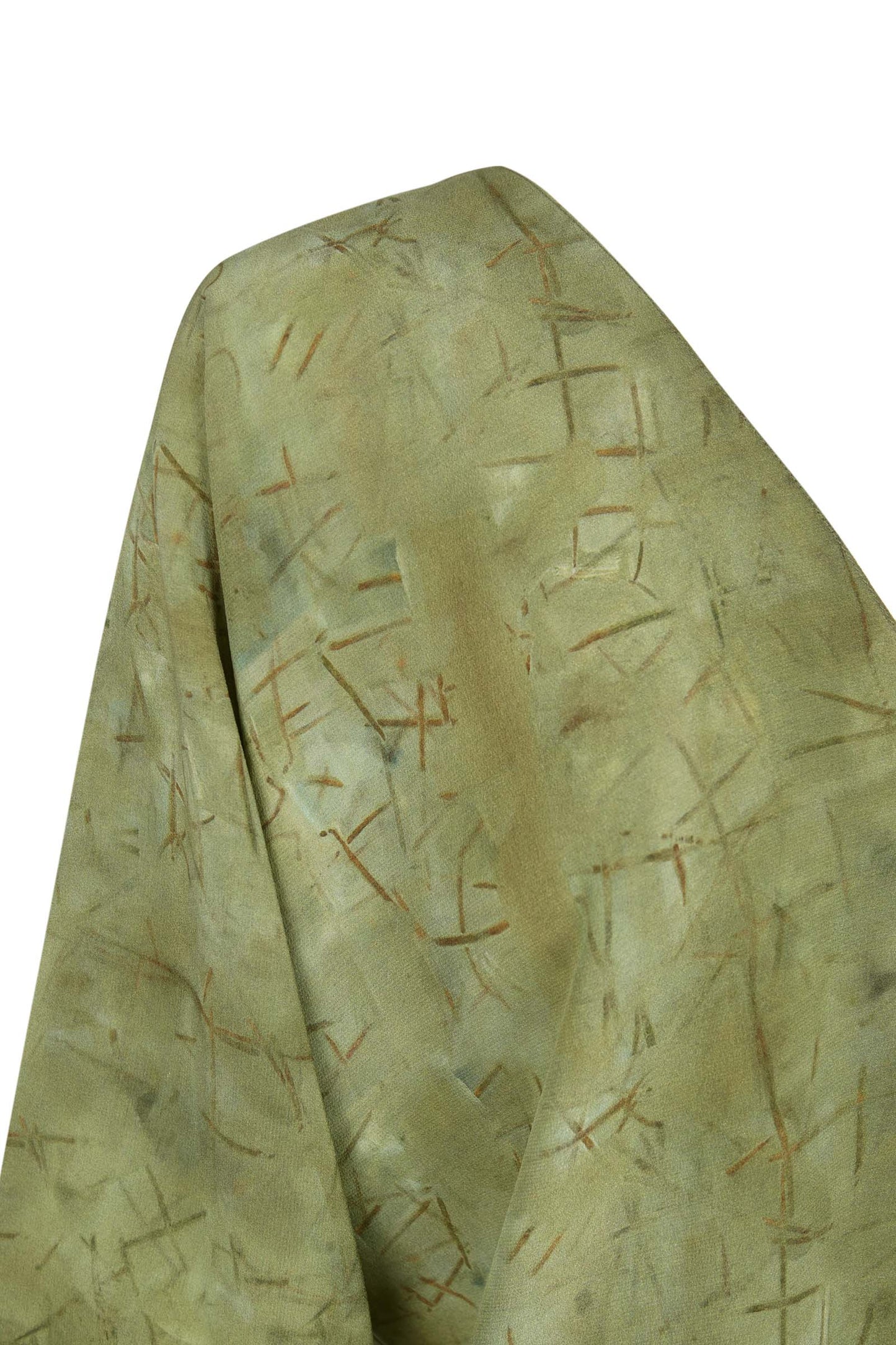 Amina, top in amantis print silk