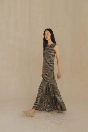 Antes, cuprò plaid dress