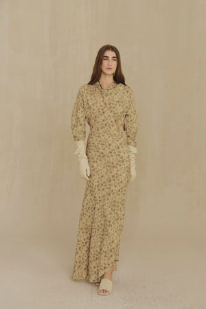Anthea, cuprò chroma print dress