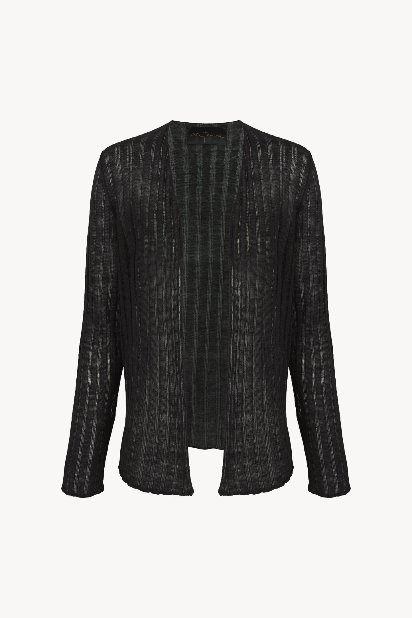 Antico, graphite hemp cardigan