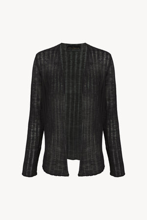 Antico, graphite hemp cardigan