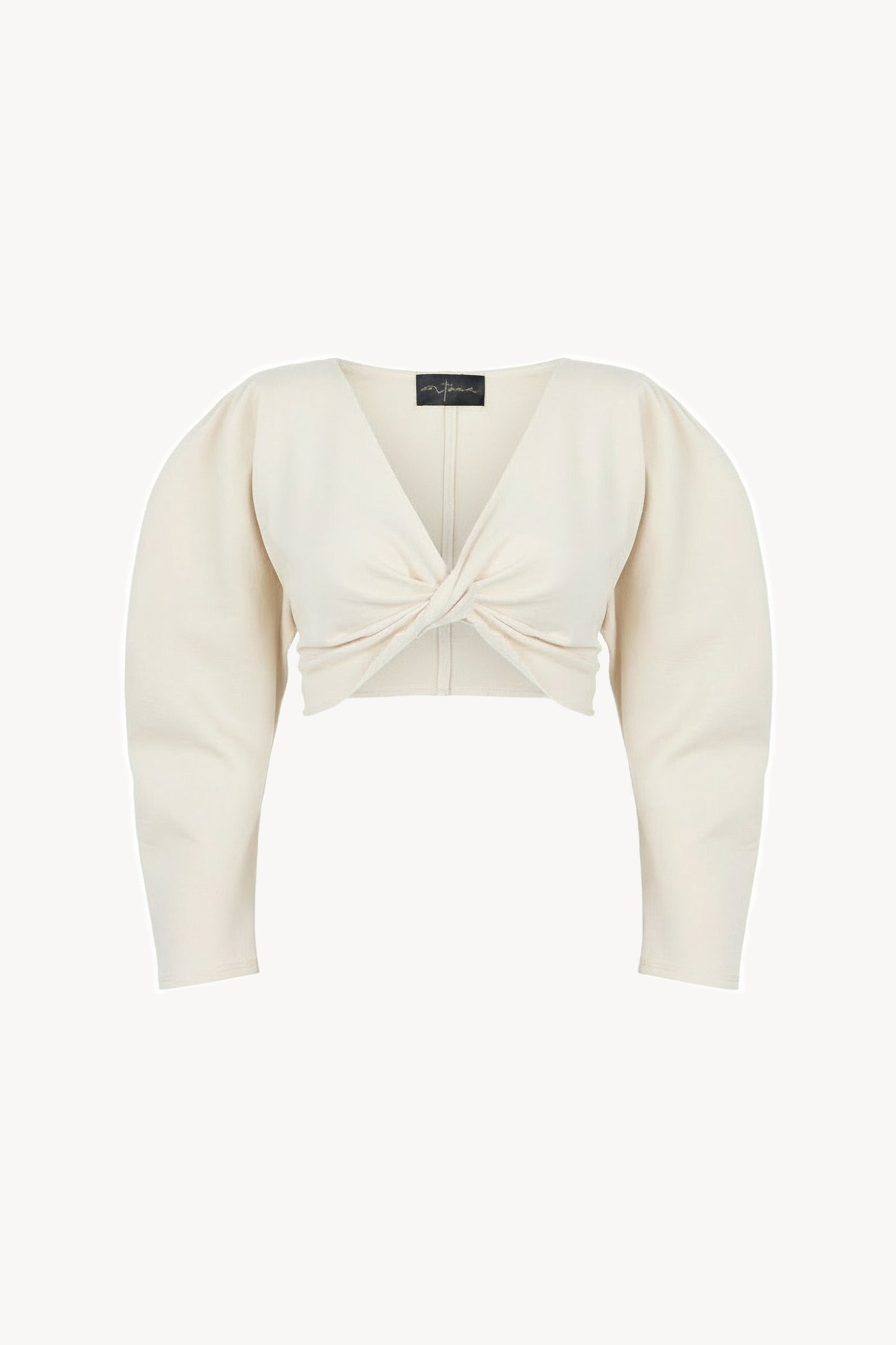 Ara, off white crossed crop top