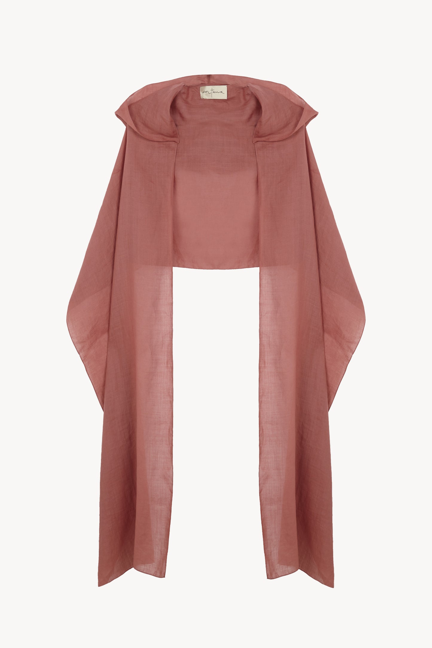 Arena, strawberry hooded scarf