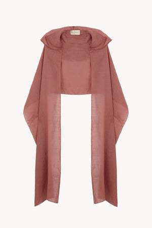 Arena, strawberry hooded scarf