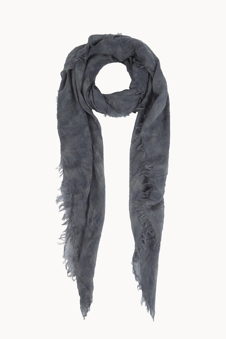 Aria, foulard a rayas maltinto verde grisaceo