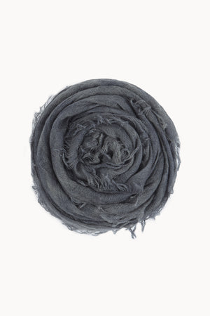 Aria, foulard a rayas maltinto verde grisaceo