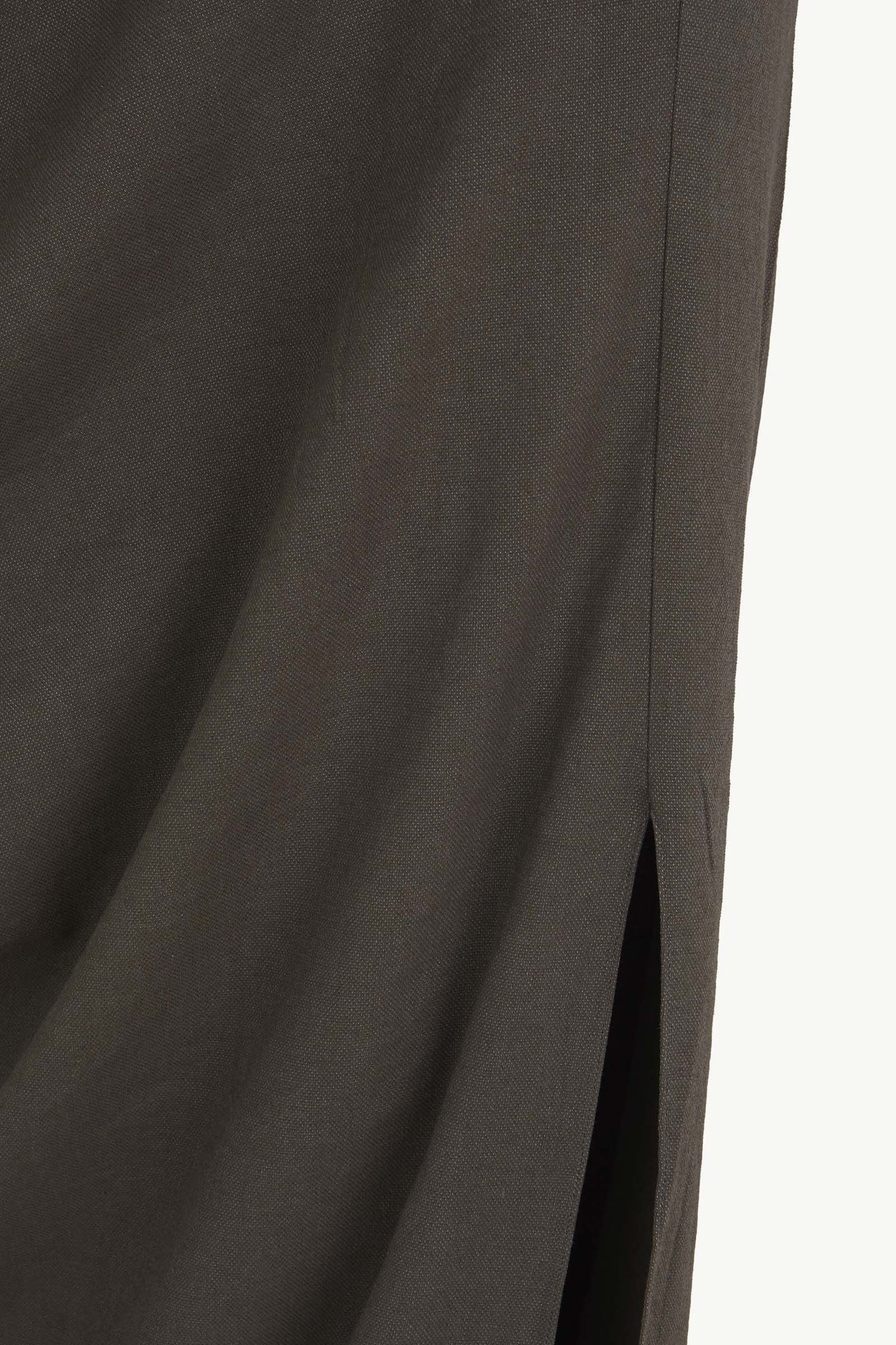 Arne, falda larga drapeada gris mocha