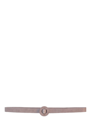 Aro S, thin belt in suede lavender