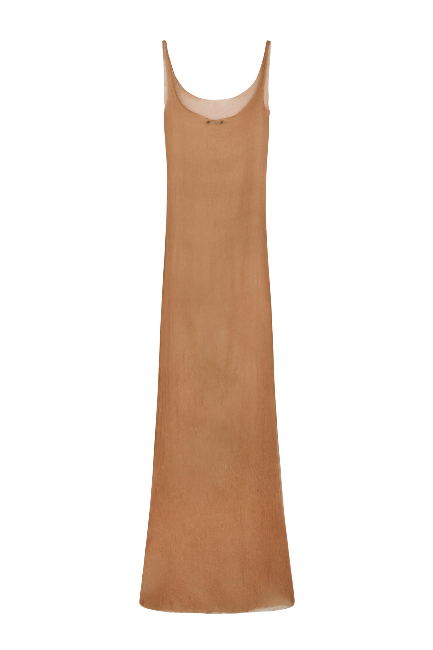 Aura, bronze silk bambula camisole dress