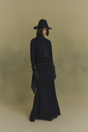 Avalon, falda larga azul oscuro