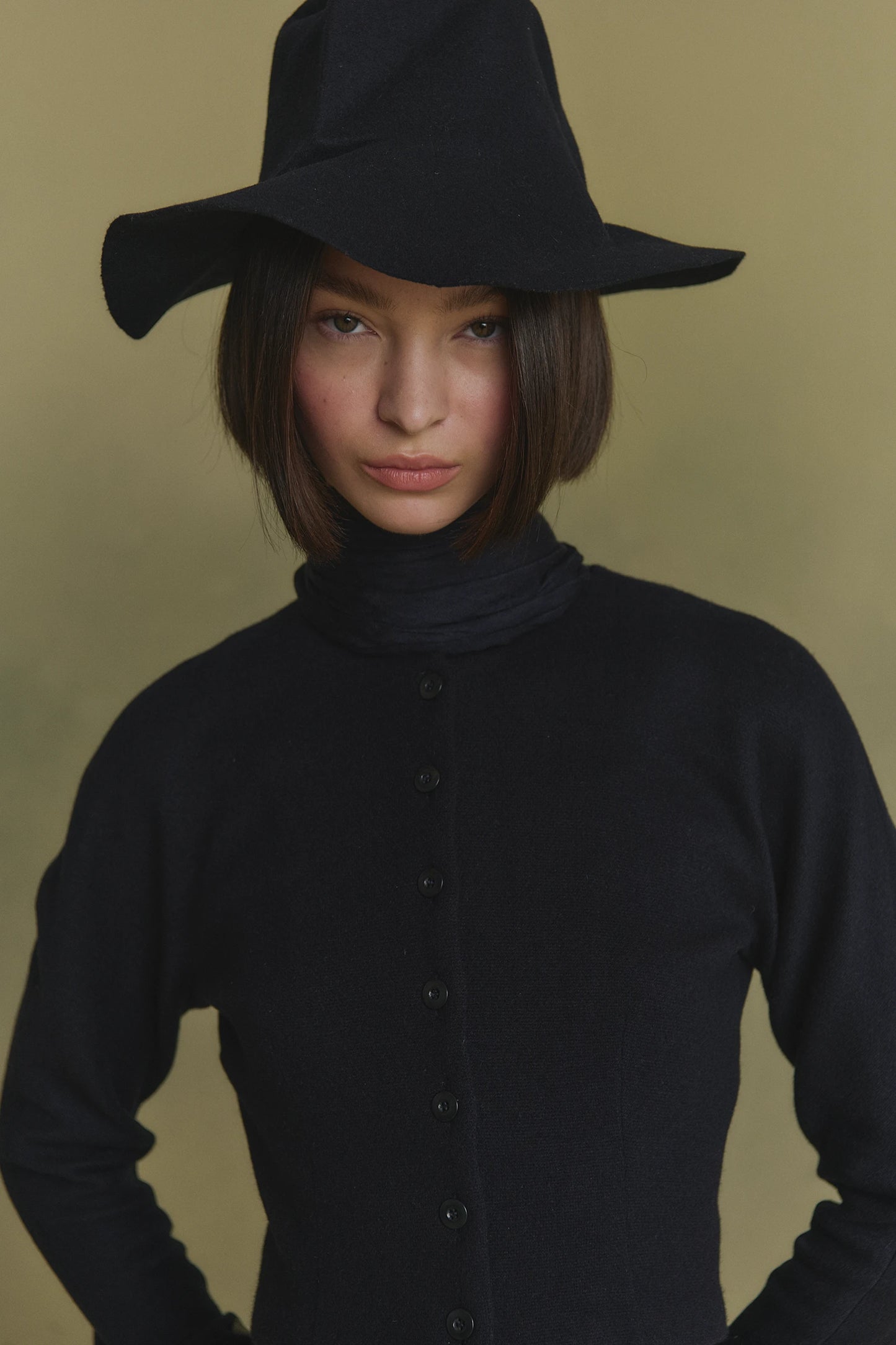 Mystic, sombrero de fieltro azul oscuro