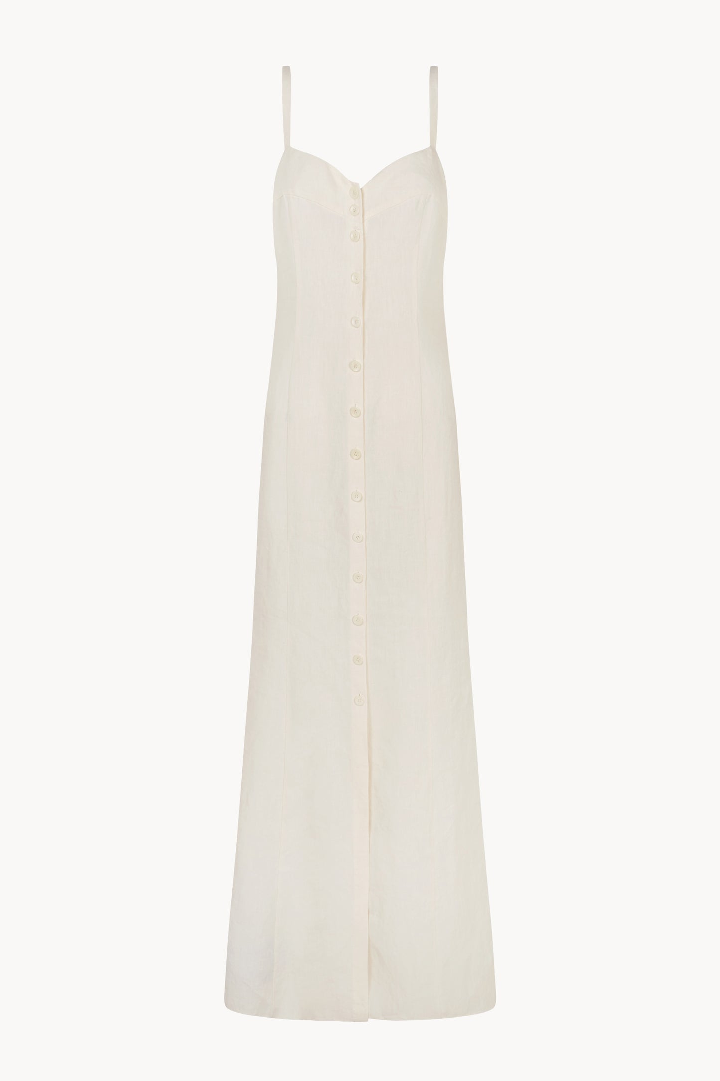 Bambina, vestido en lino marfil