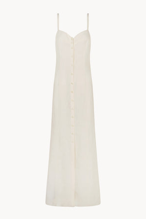 Bambina, vestido en lino marfil