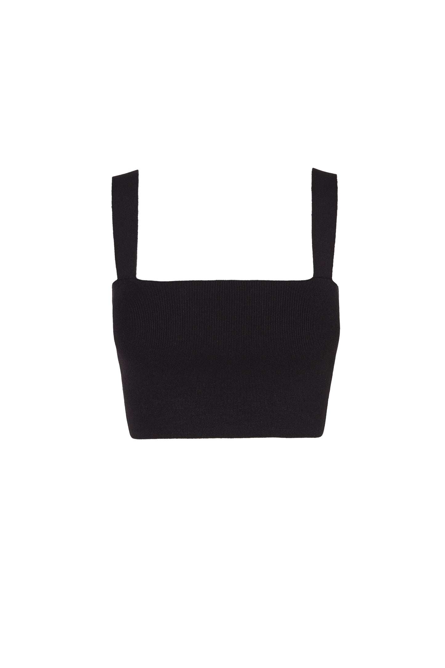 Bambino, top bandeau en punto negro