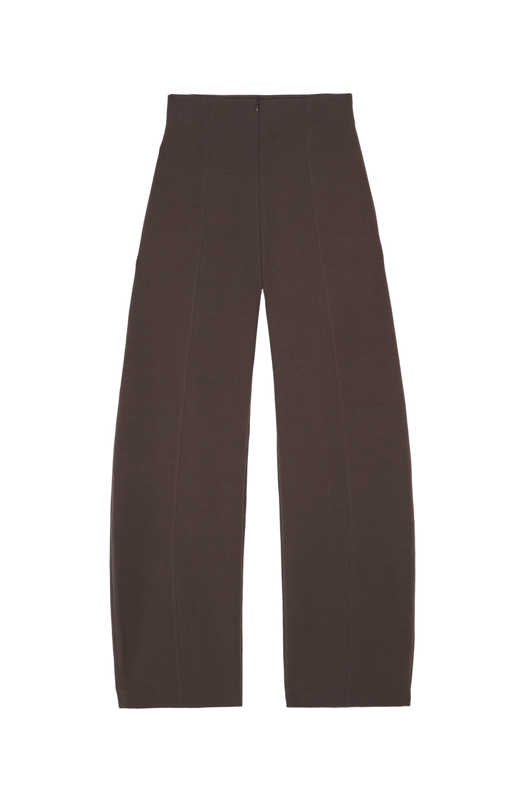 Bawa, pantalon de talle alto marron