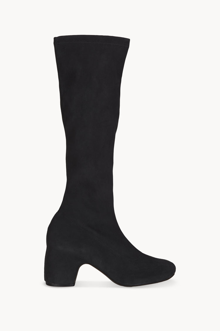Amara, botas altas de ante grafito