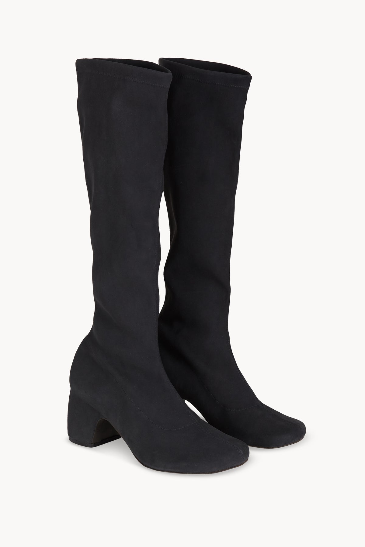 Amara, botas altas de ante grafito