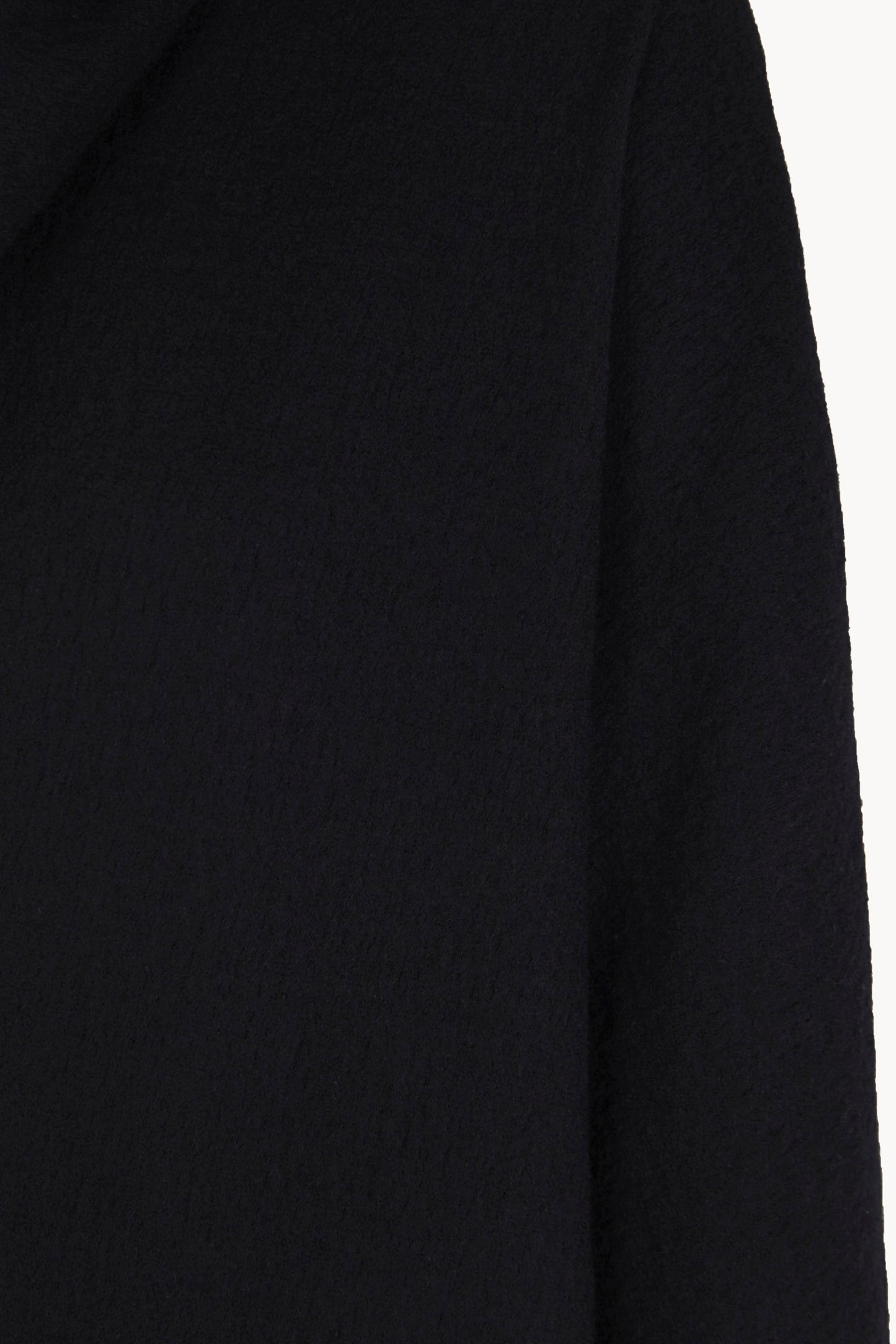Brano, black virgin wool and silk coat