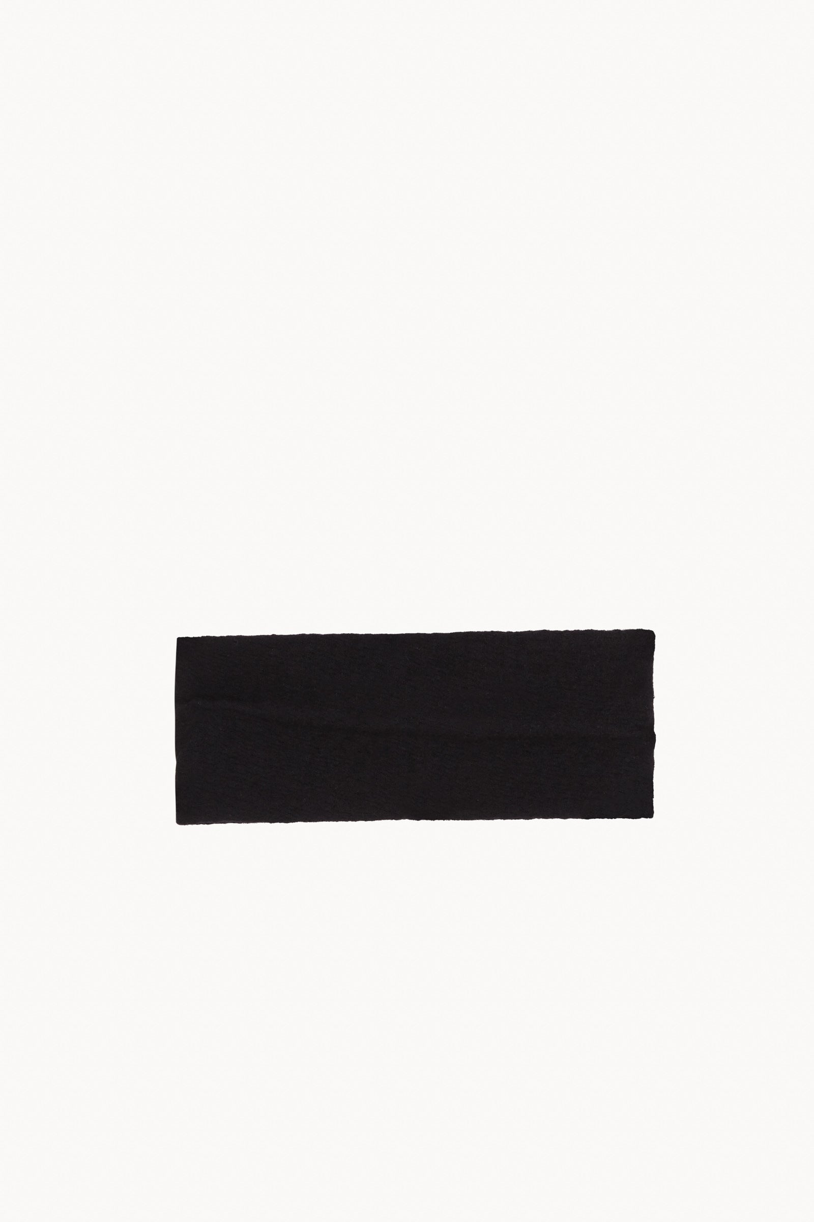 Brano, turbante negro de lana virgen