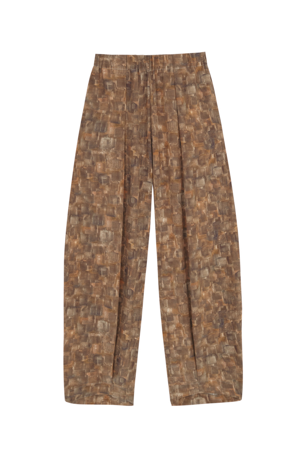 Braque, cube print silk pants