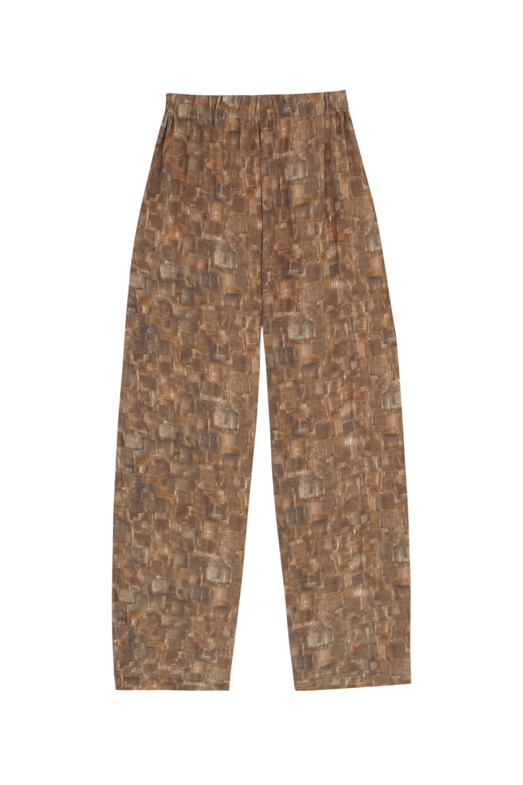 Braque, cube print silk pants