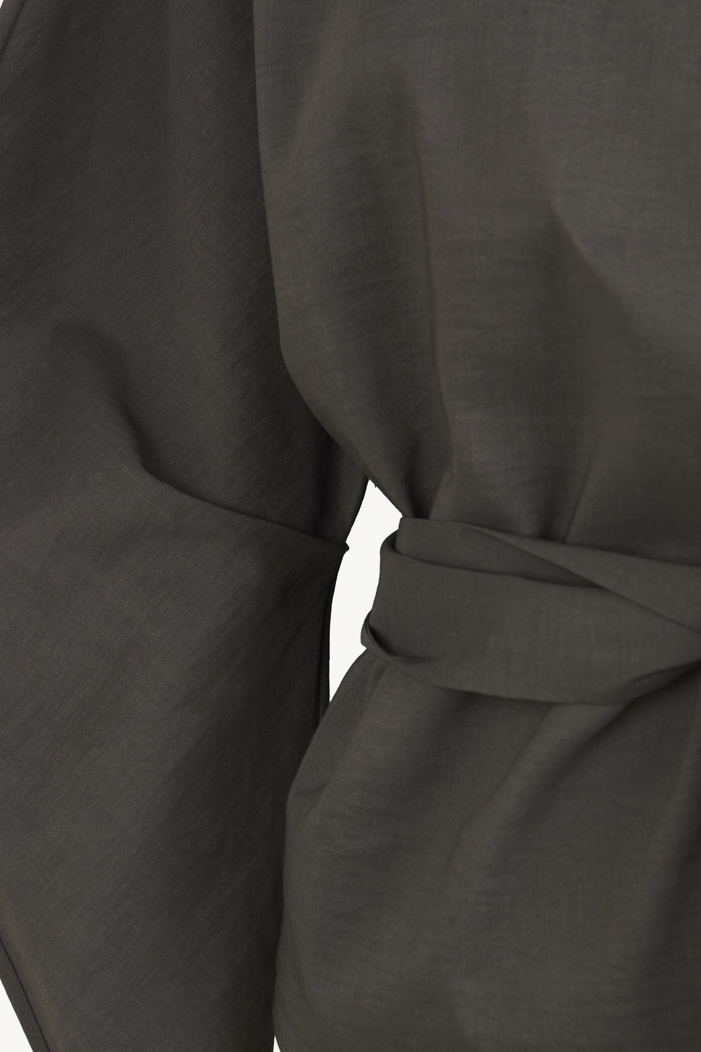 Brenna, dark grey crossed jacket