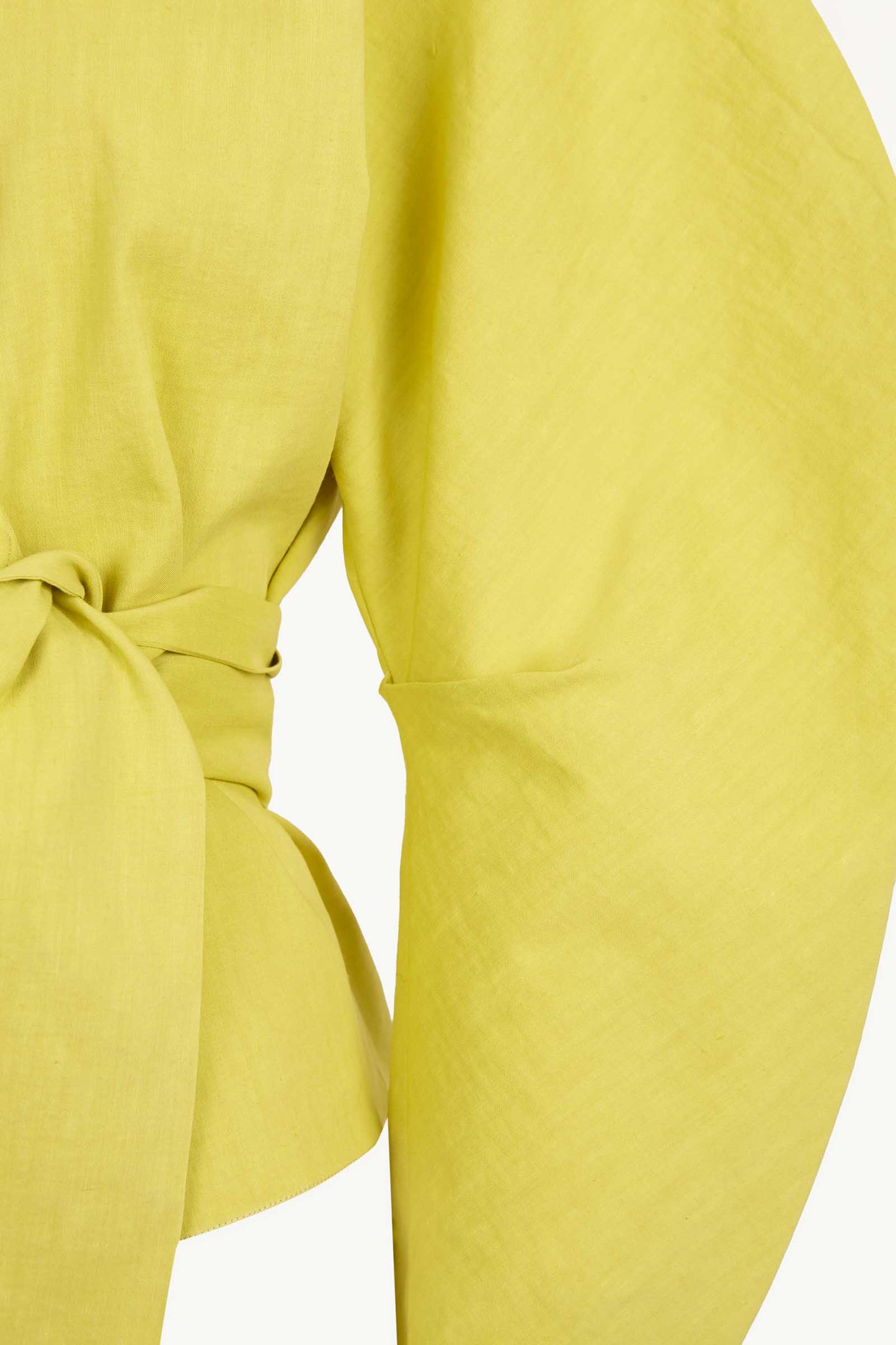 Brenna, lime crossed jacket