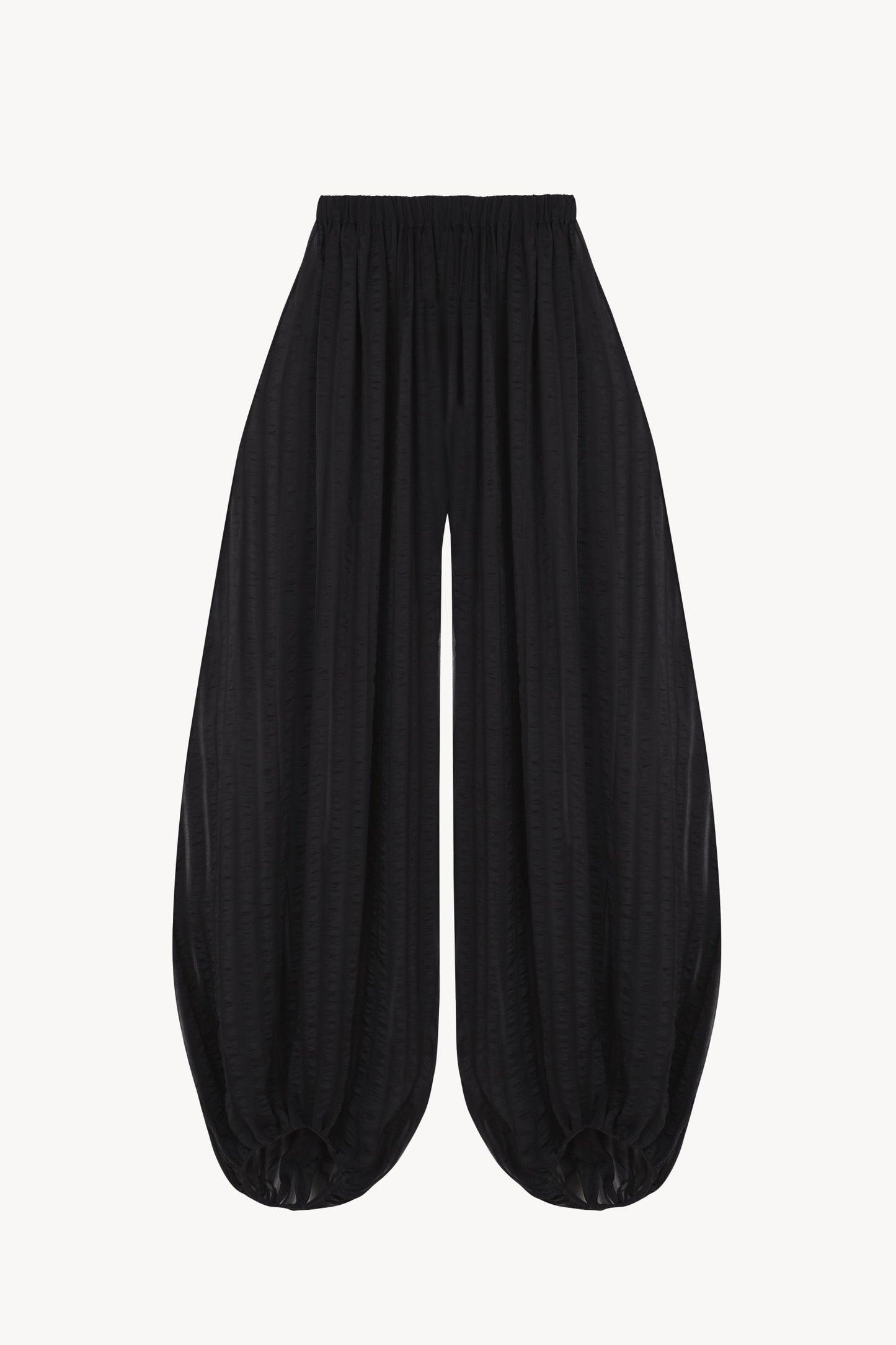 Brisa, pantalon de seda a rayas blue nero