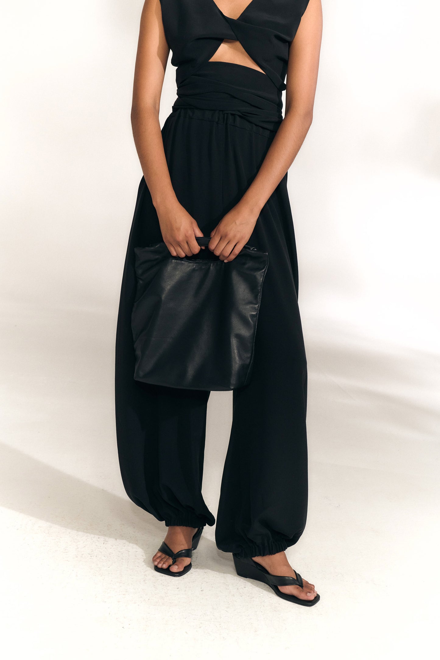 Buco L, bolso grande de piel negro